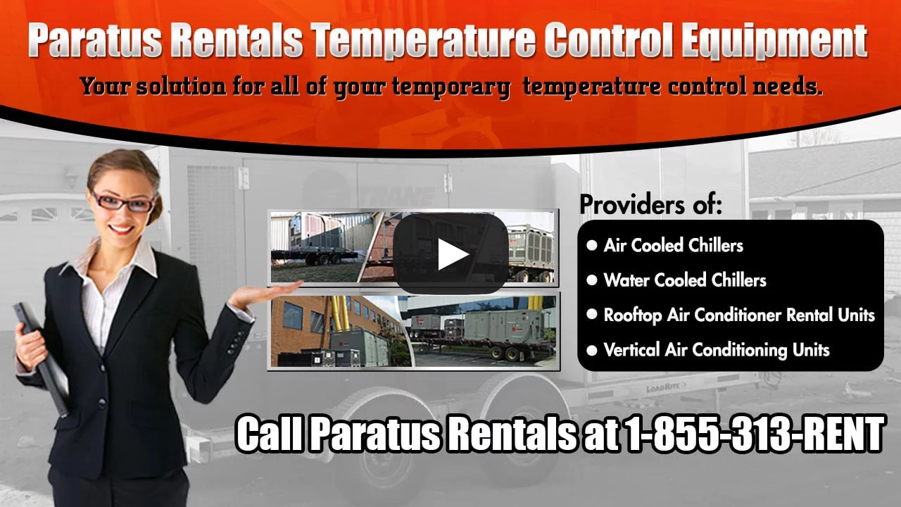 Paratus Rental Air Handler 5000cfm 10000cfm 15000cfm 25000cfm 35000cfm NY NJ CT NYC & Nationwide